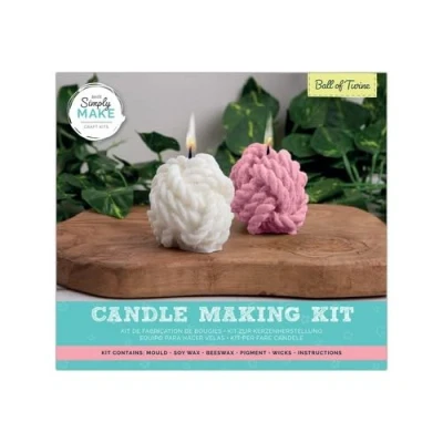 Image of Simply Make Do It Yourself Candle Kit, Ball of Twine, Single Craft Set, DIY, Art and Crafts, Wax, Unique Gift