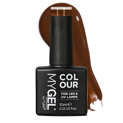 Image of Mylee Gel Nail Polish 10ml [Brown Sugar] UV/LED Soak Off Art Manicure Pedicure for Professional, Salon &amp; Home Use [Autumn/Winter 2022] Long Lasting Easy to Apply