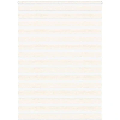 Image of vidaXL Zebra Blind Marble Beige 160x200 cm Fabric Width 155.9 Polyester