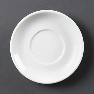 Image of Olympia Whiteware Stacking Espresso Saucers (12 Pack)