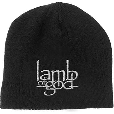 Image of Band Monkey Lamb of God Unisex Beanie Hat Logo Multicoloured