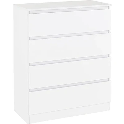 Image of Seconique Malvern 4 Drawer Chest in White