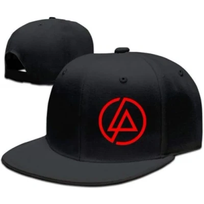 Image of YueBanWan Linkin Park Logo Baseball Snapback Cap Black