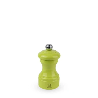 Image of PEUGEOT Bistro 10 cm Pepper Mill Classic Grind System Made with PEFC Certified Wood Lifetime Guaranteed Mechanism in France Pistachio Colour