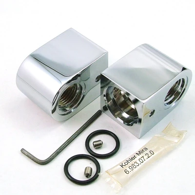 Image of Mira inlet elbow assembly chrome (802.27)