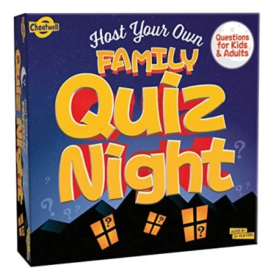 Image of Cheatwell Games Family Quiz Night Trivia Board Game for Kids and Adults 2+ Players Includes 1200 Unique Questions Cards Fun