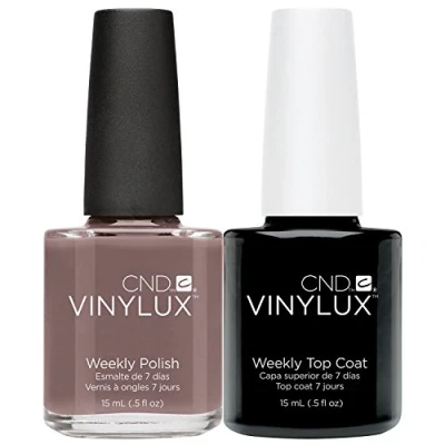Image of CND Vinylux Duo Rubble and Top Coat Nail Polish 50 g
