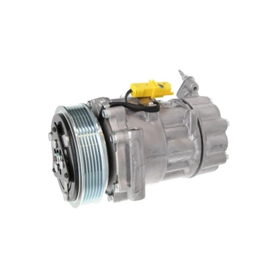 Image of 2758145, 2758433, 64522758145, 64522758433, 64526942501 AC compressor VALEO 813206 6V12 12V PAG 46 R134a with oil NEW ORIGINAL PART