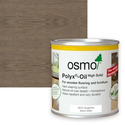 Image of Osmo Polyx Oil Tints, Semi Matt Finish (2.5l, 3074 Graphite, Matt)