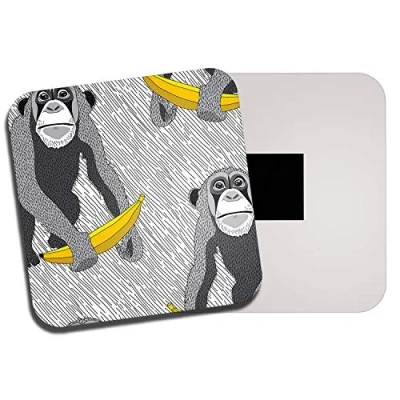 Image of Cheeky Monkey Fridge Magnet Banana Chimp Kids Boys Son Brother Fun #13207