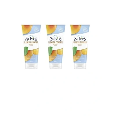 Image of ST. Ives Blemish Control Apricot Scrub, 150 ml, Pack of 3