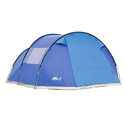 Image of Trespass Torrisdale, Blue, 6 Person Zelt 4,85m x 3,8m 2m / 11,2kg Waterproof, Blue