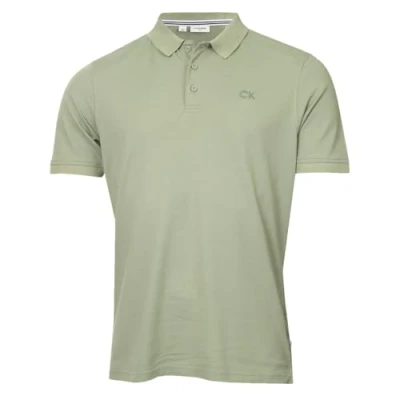 Image of Calvin Klein Mens North Coast Polo Shirt Sage XXL