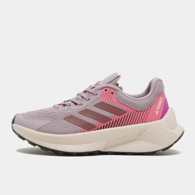 Image of Adidas Terrex Soulstride FLOW Trail running shoes Preloved fig burgundy pink fusion, Size: 5, fusion