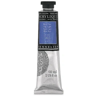 Image of Sennelier Acrylique Acrylic Paint 60ml Tube 365 Blue Light
