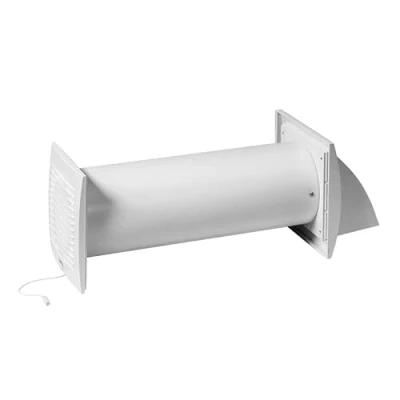 Image of 125mm / 5 inch Heat Recovery Unit Decentralised Ventilation System with Ceramic Exchanger a Pull Plug and Switch