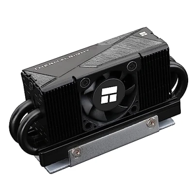 Image of Thermalright HR10 2280 PRO Black SSD Cooler,2280 Heatsink Cooler,Double Sided Heat Sink,4 pipes, With Thermal Silicone Pad for PC and Computer,High Performance Cooler