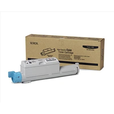 Image of Xerox Phaser 6360 Cyan High Capacity Toner Cartridge (12,000 Pages) 106R01218