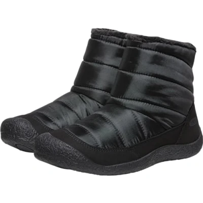 Image of Keen Howser FOLD DOWN Winter boots, Women&#039;s, Size: 6.5, Black Textile/synthetics
