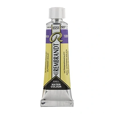 Image of Rembrandt Watercolour Tube 10 ml Ultramarine Violet 507