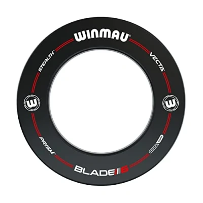 Image of WINMAU Pro Line Original Dart Board Surround Ring Black Durable Backboard Wall Protector for Dartboards Professional Darts Accessories