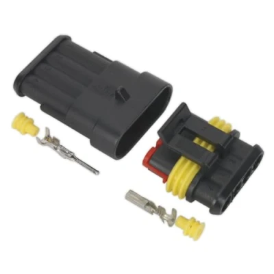 Image of Sealey Superseal Male &amp; Female Connector 4 Way