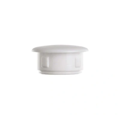 Image of Plug hole cover caps 18x15 mm 25 pcs. of plastic plugs White RAL 9010 screw EMFA®