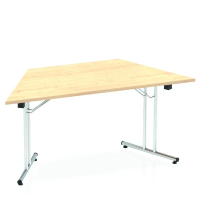 Image of Impulse 1600 Folding Trapezium Table Maple I000720