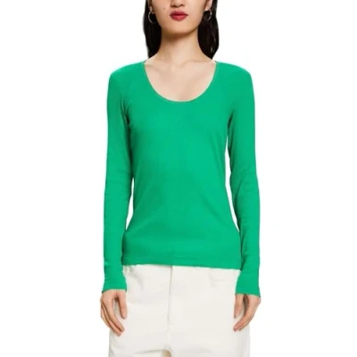 Image of ESPRIT Women&#039;s 103EE1K305 T Shirt, 310/GREEN, XS