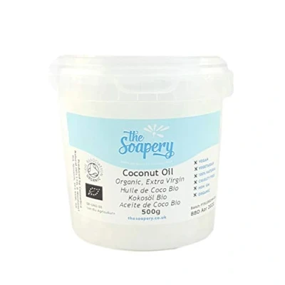 Image of Extra Virgin Coconut Oil 500g, Pure, Raw, Organic and Cold Pressed by TheSoapery
