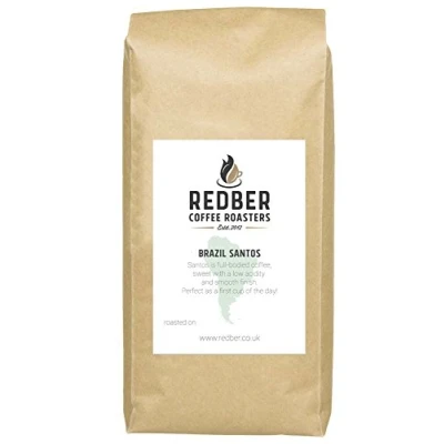 Image of Redber Brazil Santos, Coffee Roasted to Order (Medium, Beans 1kg)