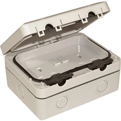 Image of Eagle IP66 13A 2 Gang Switched Outdoor Socket