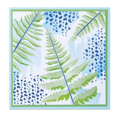 Image of Sizzix Layered Stencil Fern, Multicolor, One Size