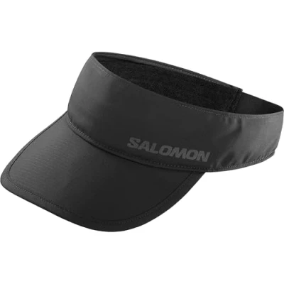 Image of Salomon Cross Visor Unisex Cap, Size: One Size, Deep black