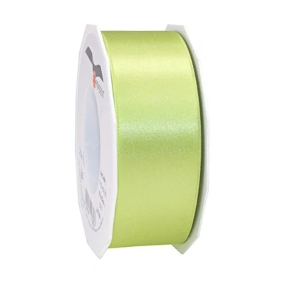 Image of C.E. Pattberg SATIN pistachio (green) gift ribbon, 27 yards for Wrapping Gifts, 1.6 inches width, Ribbon Decorating &amp; Crafting, Decorative every occasion
