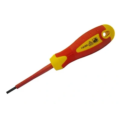 Image of Faithfull FAISDVDE55 VDE Screwdriver Slotted 5.5 x 125mm