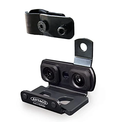 Image of Artago K402 Universal Bracket for Motorcycle Anti Theft 30X14 and 30X10, to fix Pipes or Screws