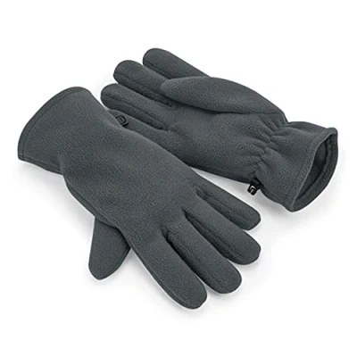 Image of Beechfield B298R Recycled Fleece Gloves French Navy S/M