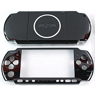 Image of NEW Replacement Sony PSP 3000 Console Full Housing Shell Cover With Button Set Black.
