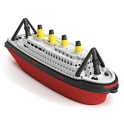 Image of Toy Titanic Cruise Ship Float Swimming or Paddling Pool Floating Beach Bath Time Boat Gift for Children Kids Toddlers