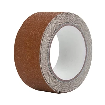 Image of Aramox Non Slip Tape, 1.97 * 16.4 inch Colorful Anti Skid Adhesive Safety Tape For Stair Step Floor Slip(Brown)