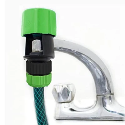 Image of Kitchen Tap Hose Connector Pipe Garden Watering Connector,Hose Mixer Adaptor for Indoor Outdoor,1Pcs x Green