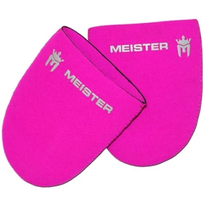 Image of Meister 2.5 mm Thermal Neoprene Toe Warmer Booties for Cycling, Running, Hiking &amp; Ice Baths (Pair) Pink
