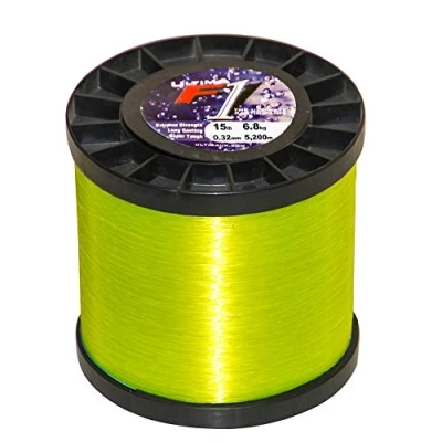 Image of Ultima F1 Super Strong Beach Casting Sea Fishing Line Fluo. Gold, 0.40 mm 25.0 lb