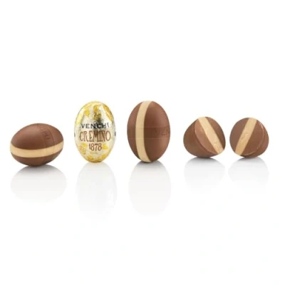 Image of Venchi Cremino 1878 Mini Chocolate Eggs, 1 kg With Piedmont Hazelnuts Gift Idea Gluten Free