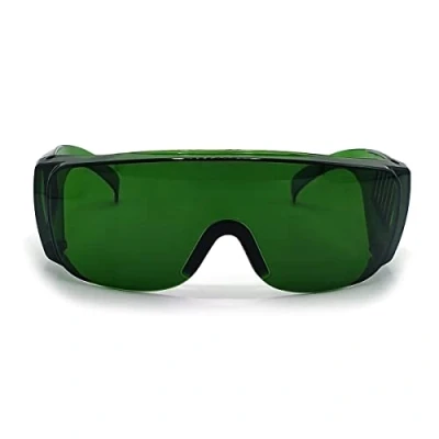 Image of FREEMASCOT 200 2000nm IPL Glasses for Laser Hair Removal, Tanning and Red Light Therapy Eye Protection (Green)
