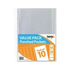 Image of A4 Punched Pockets 30 Micron (200 Pack)