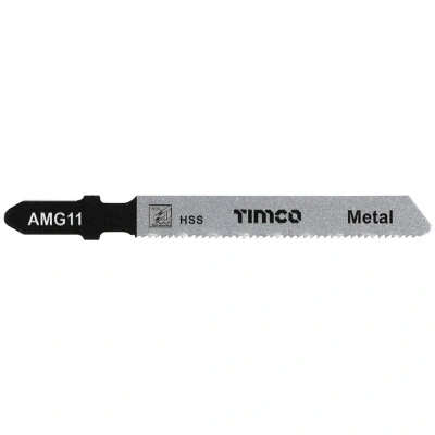 Image of 4x TIMCO Jigsaw Blades Metal Cutting HSS T118A AMG11 Pack of 5