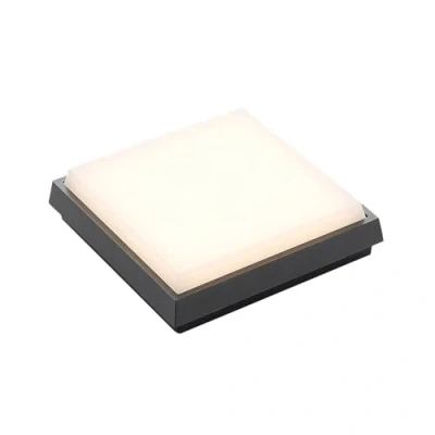 Image of Lucande LED Ceiling Light Outdoor &#039;Amra&#039; (Modern) in Silver from