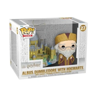 Image of Funko Pop! Town: HP Anniversary Albus Dumbledore With Hogwarts Harry Potter Collectable Vinyl Figure Gift Idea Official Merchandise Toys for Kids &amp; Adults Movies Fans
